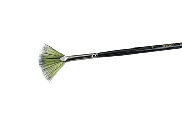 Brustro Artists Greengold Acrylic Brush Fan Series 1800 - Size - 4