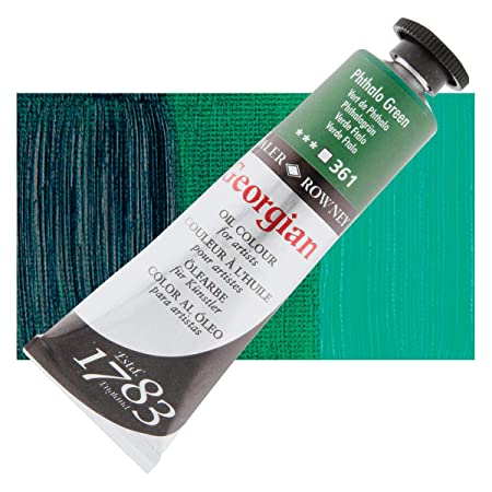 Daler-Rowney Georgian Oil Colour Metal Tube (225ml, Phthalo Green-361) Pack of 1