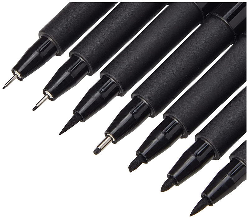 Faber-Castell PITT Artist Pen Set - Pack of 8 (Black)