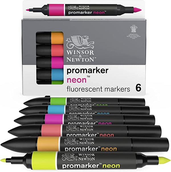 Winsor & Newton Neon Marker 6 Set