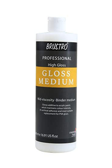 Brustro Artists' High Gloss Medium 500 Ml