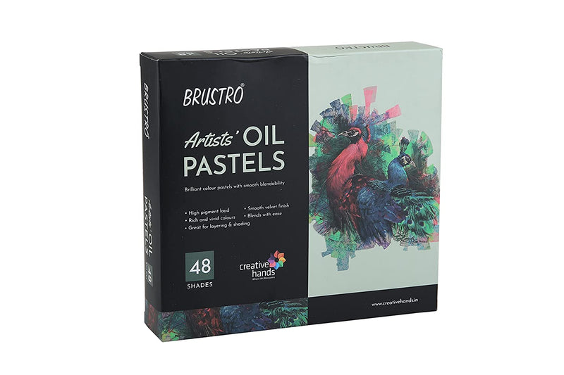 Brustro Artists Oil Pastels Set of 48 (Multicolored)