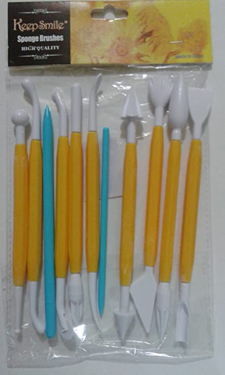 Keep Smiling 11 Pc Clay Modelling Tools Set