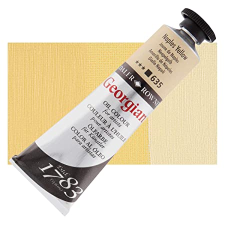 Daler-Rowney Georgian Oil Colour Metal Tube (38ml, Naples Yellow-635, Pack of 1)