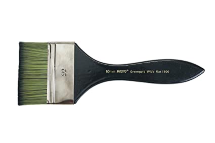 Brustro Artists Greengold Acrylic Brush Wide Flat Series 1800 - Size - 80MM