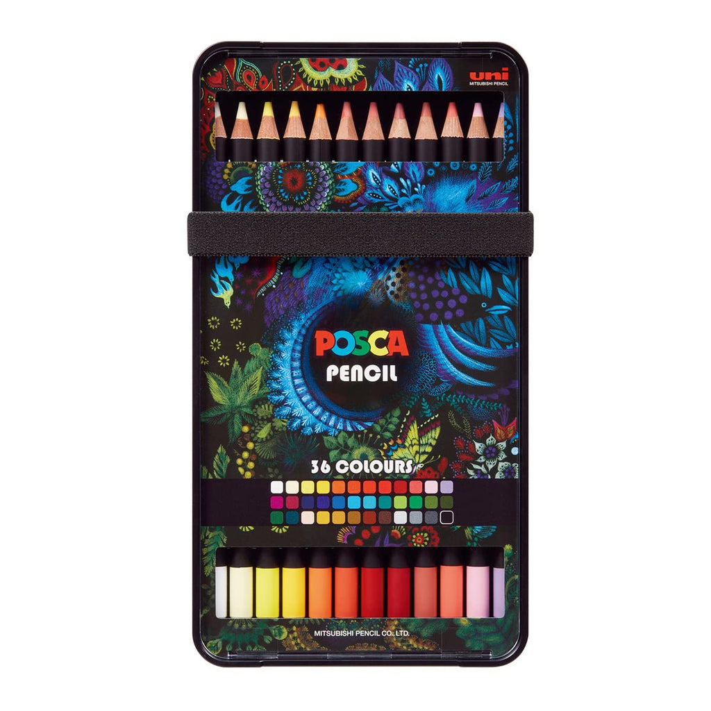 Posca Oil-Based Colored Pencil Set of 36