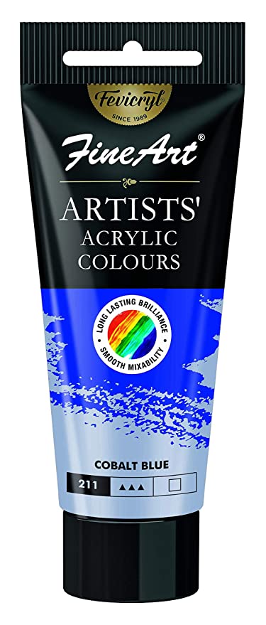 FEVICRYL Fine Art Artists Acrylic Colours 40ML Cobalt Blue 211