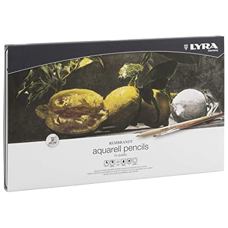Lyra Rembrandt Aquarell Watercolour Art Pencil Set with Metal Case (Assorted, Pack of 36)