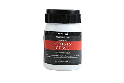 Brustro Artists Gesso Professional Quality 500 ml