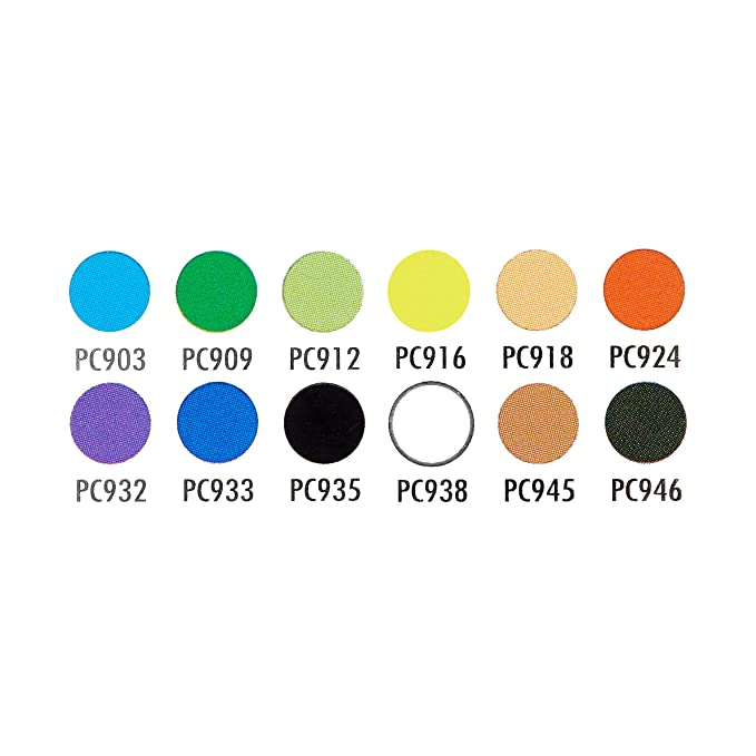 Prismacolor Premier Soft Core Colored Pencil, Set of 12 Assorted Colors
