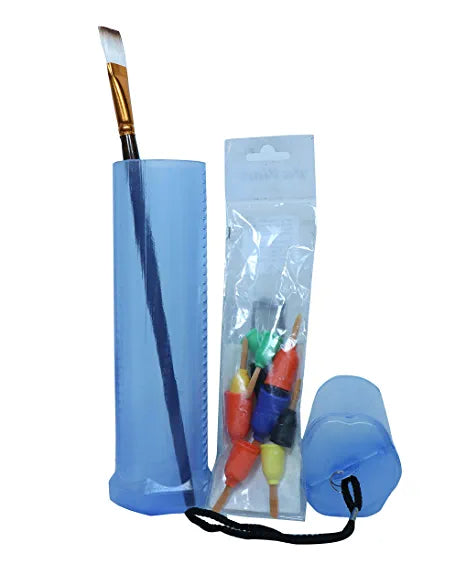 DA VINCI Paint-Finger Set 5089 with 10PCS Contents: 4 x S, 2 x M, 2 x L, 2 x XL Kindergarden + School with Brush Box