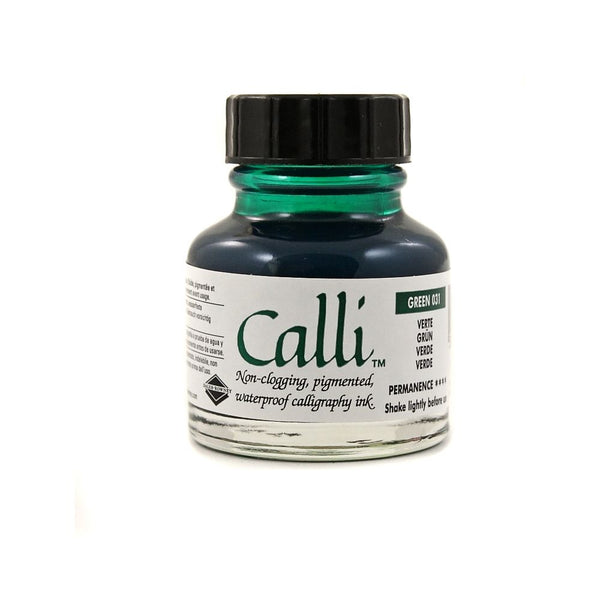 Daler-Rowney Calli Calligraphy Ink (29.5ml, Green), Pack of 1