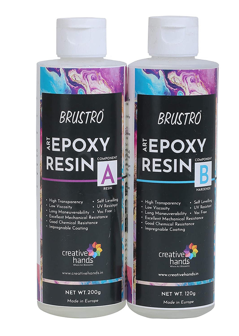 Brustro Art Epoxy Resin and Hardener Kit 320 GMS