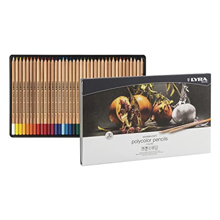 LYRA Rembrandt Polycolor Art Pencils, Set of 36, Assorted Colors (2001360)