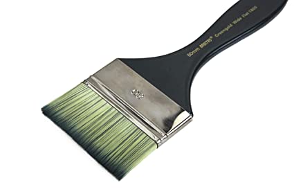 Brustro Artists Greengold Acrylic Brush Wide Flat Series 1800 - Size - 80MM