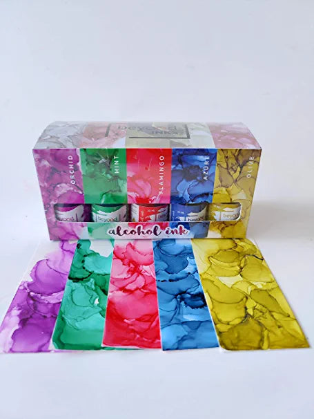 BeyondInks Alcohol Inks Mini Pack 3-10 Colors in one Pack