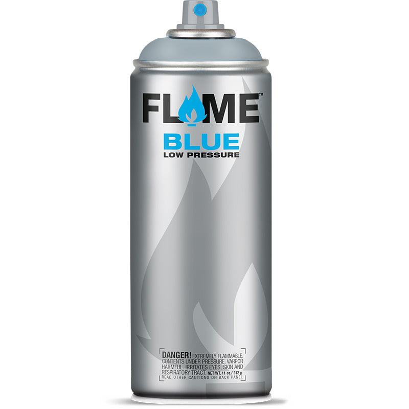 Flame Blue Low Pressure Acrylic Middle Grey Neutral Colour Graffiti Spray Paint - FB 836 (400ml)