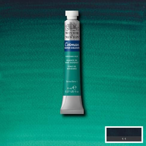 Winsor & Newton Cotman Water Colour 8ML VIRIDIAN HUE