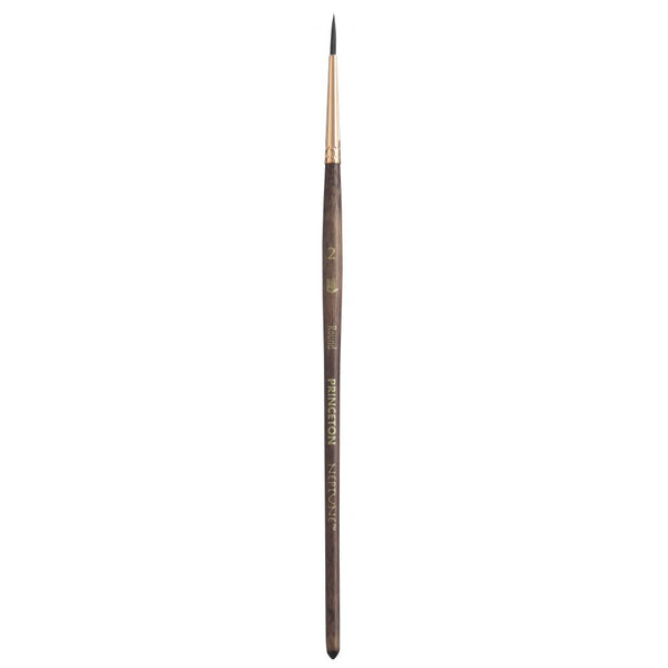 Princeton Neptune Short Handle Round Paint Brush (No 2)