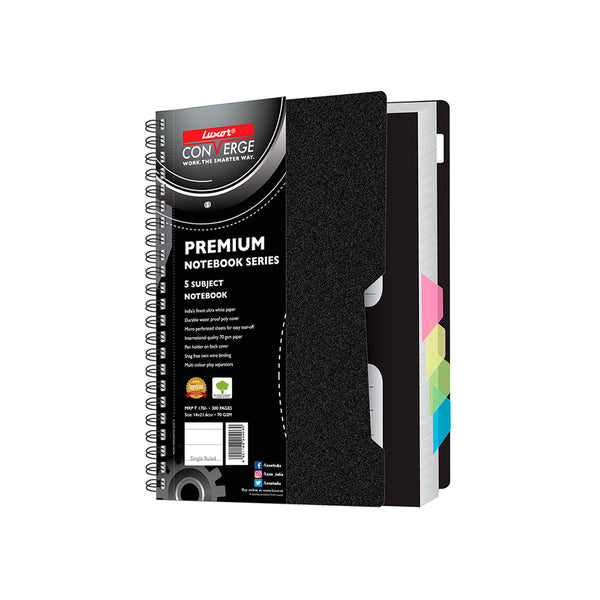 Luxor Single Ruled Notebook A5-300 Pages, 14.0*21.6 cm