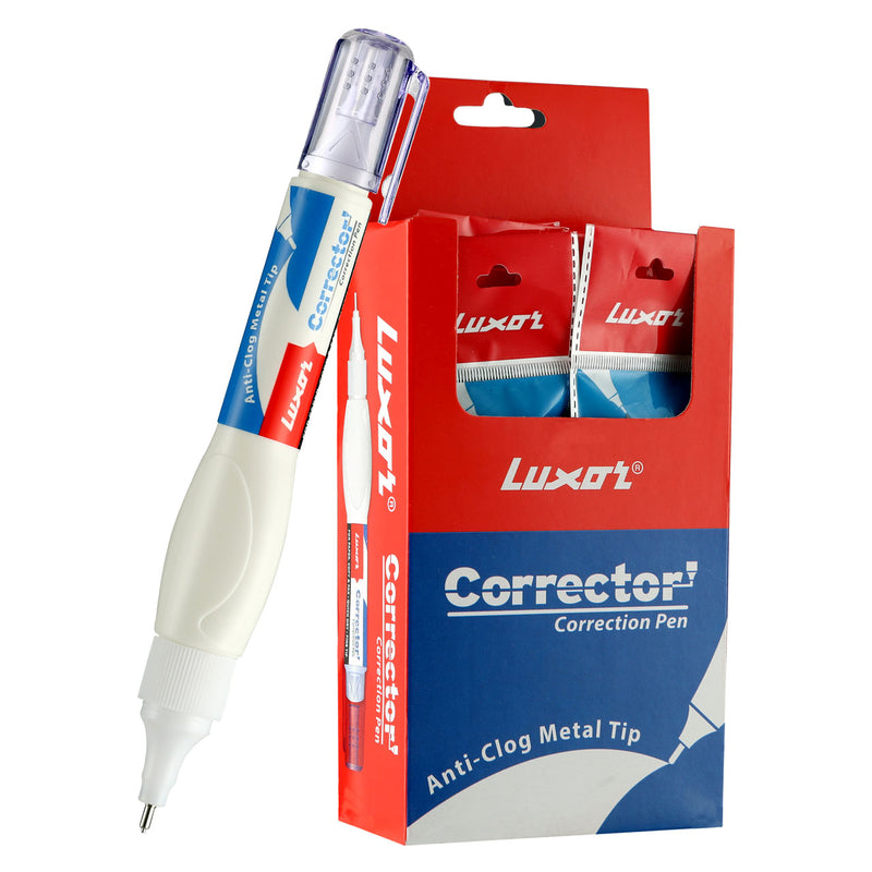 Luxor Correction Pen 7 ml - Box Of 10