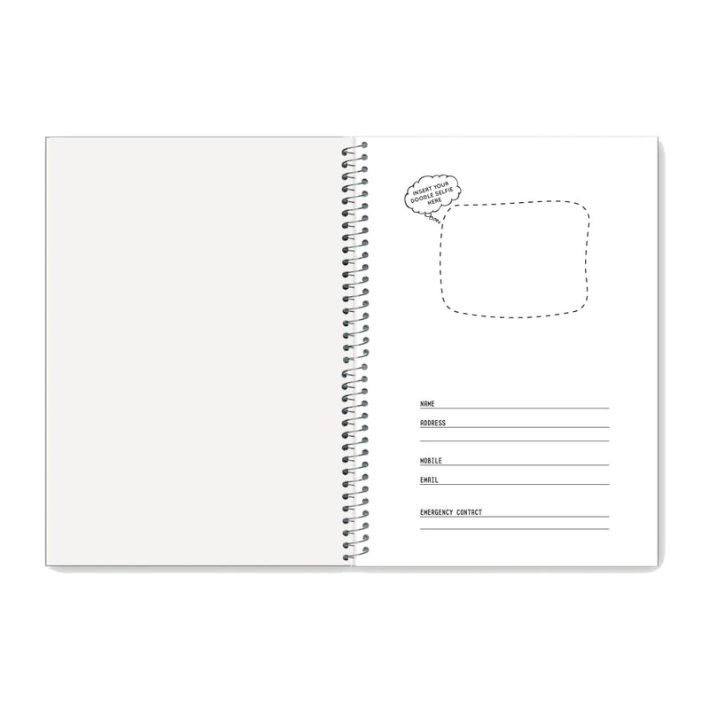Luxor 5 Subject Spiral Premium Exercise Notebook, Single Ruled - (18cm X 24cm), 250 Pages, Pack of 3