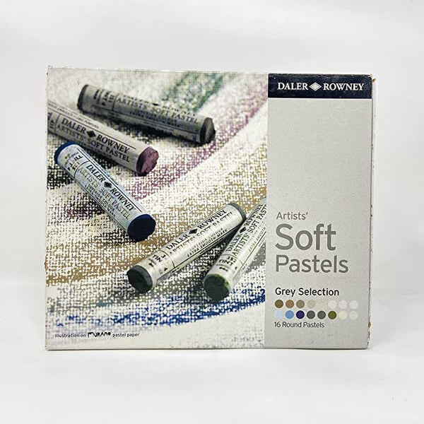 Daler-Rowney Artists’ Soft Pastel Set (16Pcs, Grey) Pack of 1
