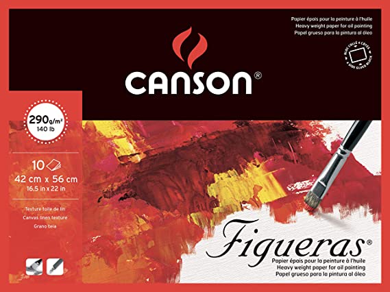 Canson Figueras 290 GSM Block Drawing Paper Pad- 42cm x 56cm