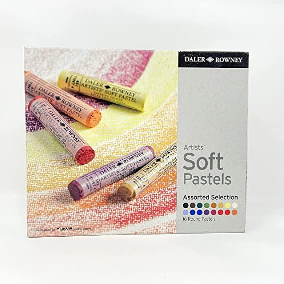 Daler-Rowney Artists’ Soft Pastel Set (16Pcs, Assorted)