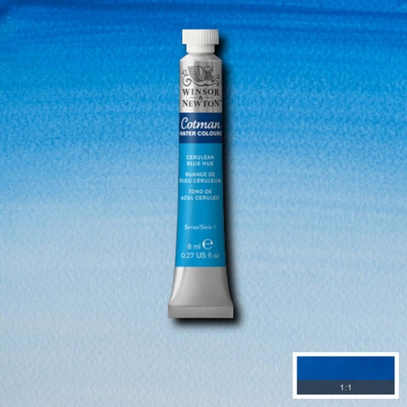 Winsor & Newton Cotman Water Colour 8ML CERULEAN BLUE HUE