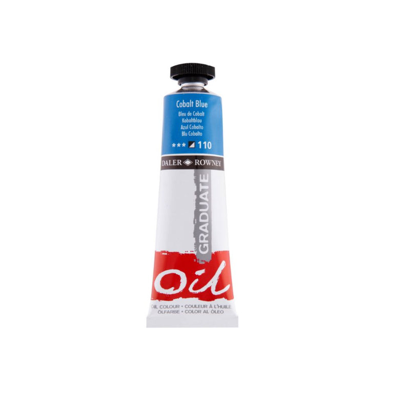 Daler-Rowney Graduate Oil Colour Paint Metal Tube (38ml, Cobalt Blue-110), Pack of 1