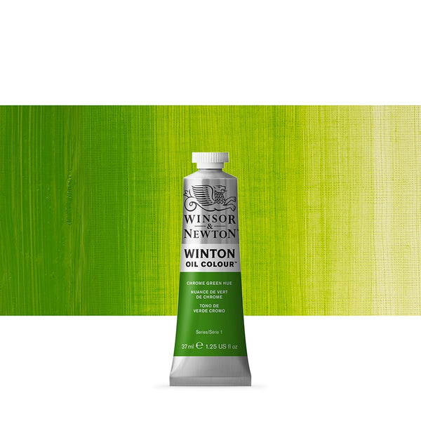 Winsor & Newton Winton Oil Colour Tube, 37ml, Chrome Green Hue