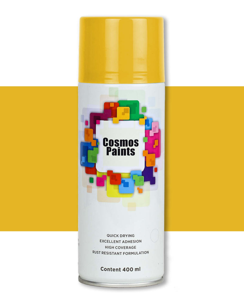 Cosmos Paints - Spray Paint in 41 Art Yellow 400ml