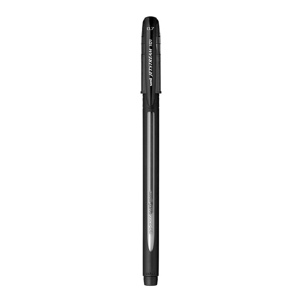 Uniball SX-101 Jetstream Roller Ball Pen (0.7mm, Black Ink, Pack of 2)