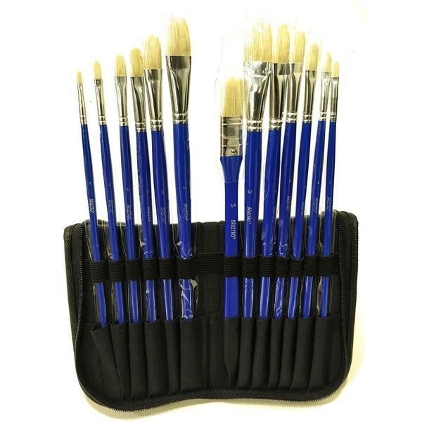 Brustro Artist’s Hog Hair Brush Set of 13