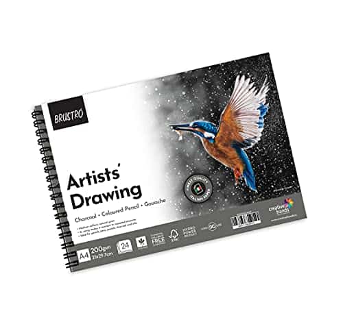 Brustro Artists Drawing Wiro Pad A4-200GSM (24 Sheets)