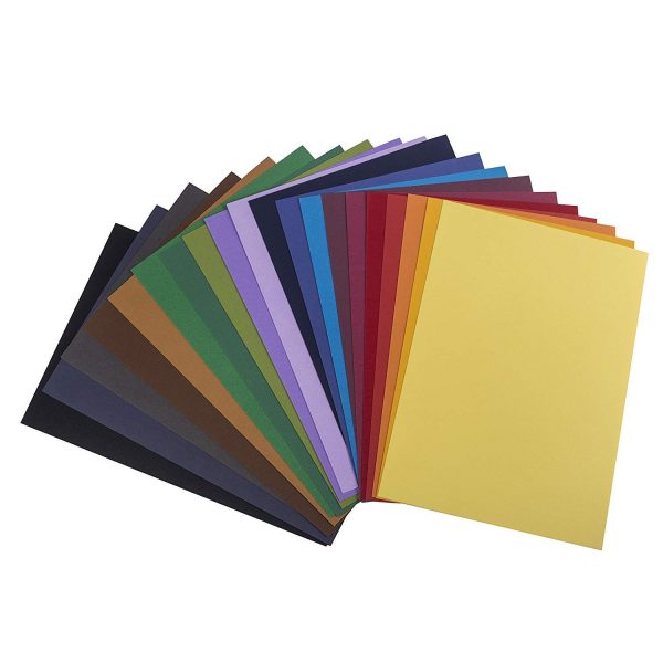 Brustro Artist’s Pastel Papers 160 GSM A4 2 Packets of Assorted Bright Shades (Each Packet Contains 20 sheets)