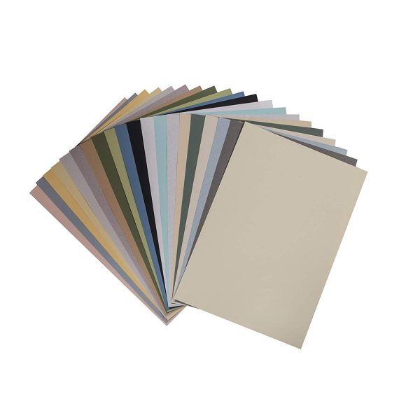 Brustro Artist’s Pastel Papers, A4 Size, 160 GSM, Assorted Soft, 20 Sheets (Pack of 2)