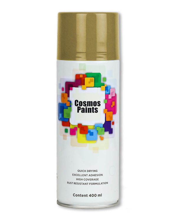 Cosmos Paints - Spray Paint in 139 Brass/Green Gold 400ml