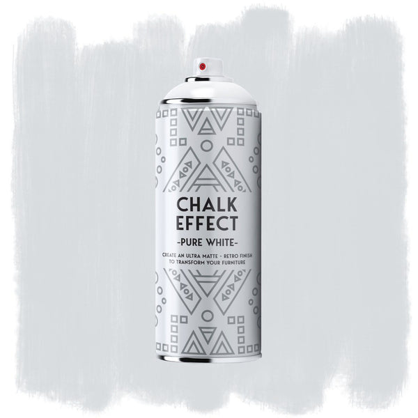 Chalk Effect Pure White Extreme Matte Spray Paint