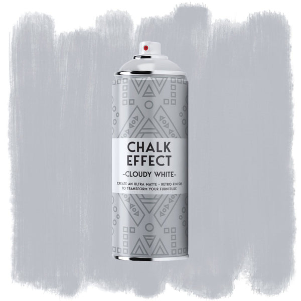Chalk Effect Cloudy White Extreme Matte Spray Paint