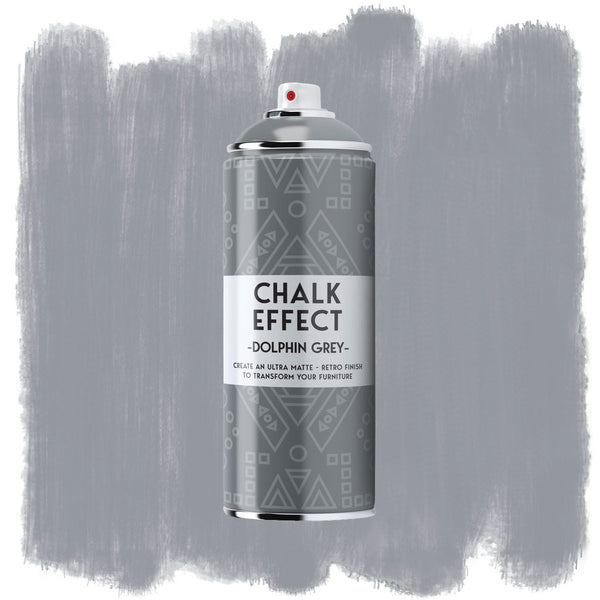 Chalk Effect Dolphin Grey Extreme Matte Spray Paint