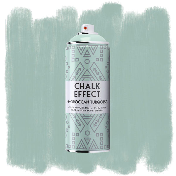 Chalk Effect Moroccan Turquoise Extreme Matte Spray Paint