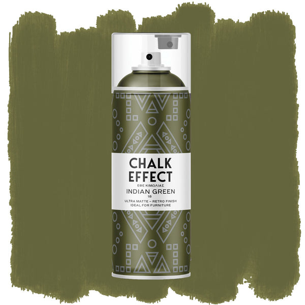 Chalk Effect Indian Green Extreme Matte Spray Paint