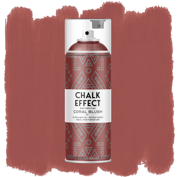 Chalk Effect Coral Blush Extreme Matte Spray Paint