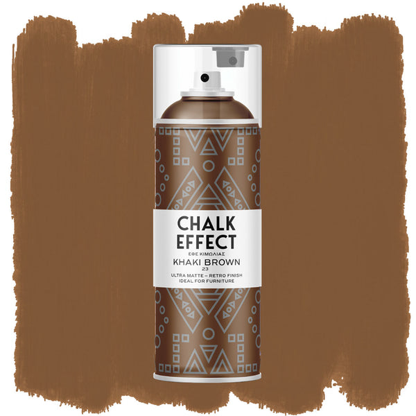 Chalk Effect Khaki Brown Extreme Matte Spray Paint