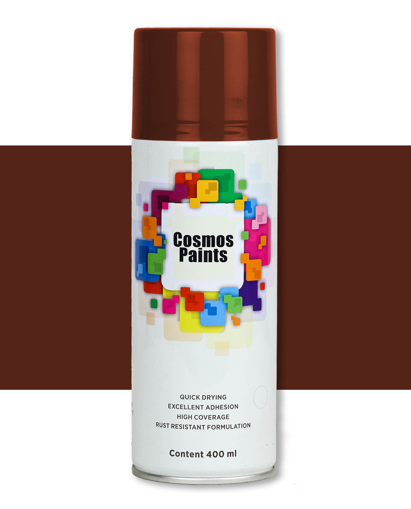 Cosmos Paints - Spray Paint in 142 Anti-Rust Brown 400ml