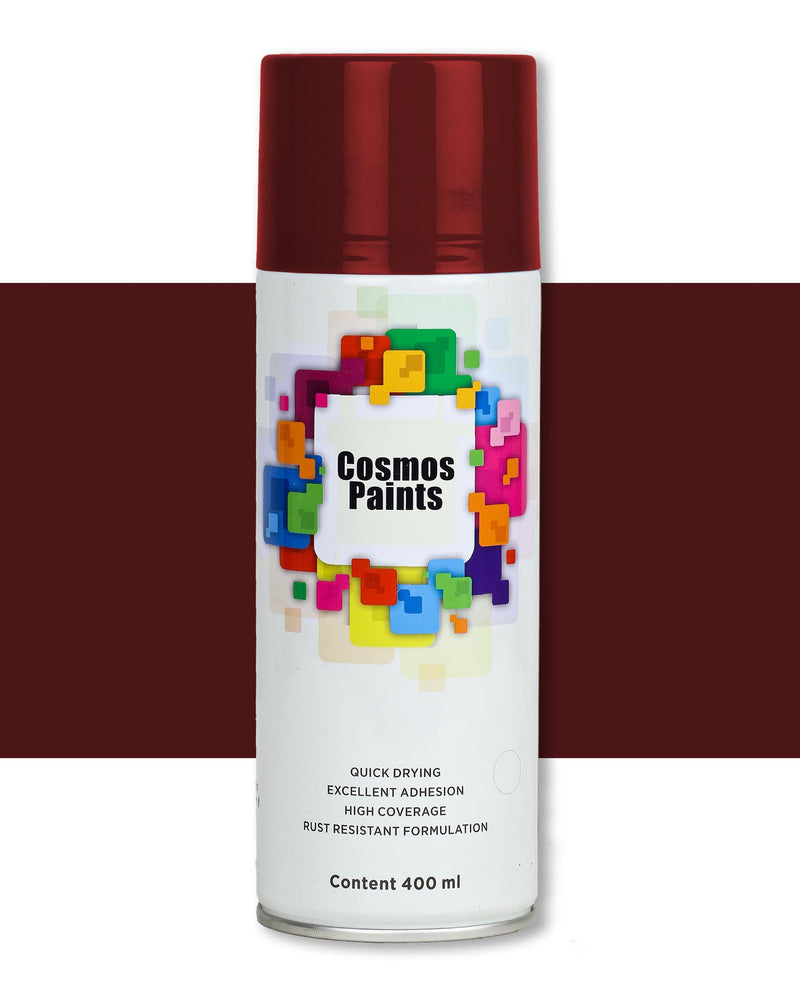 Cosmos Paints - Spray Paint in 01 Durga Deep Red 400ml