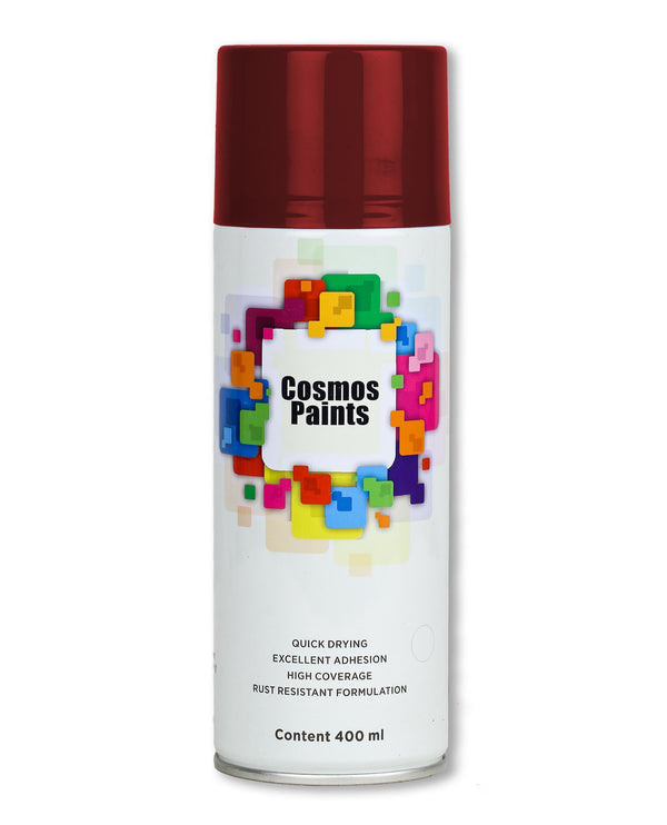 Cosmos Paints - Spray Paint in 01 Durga Deep Red 400ml