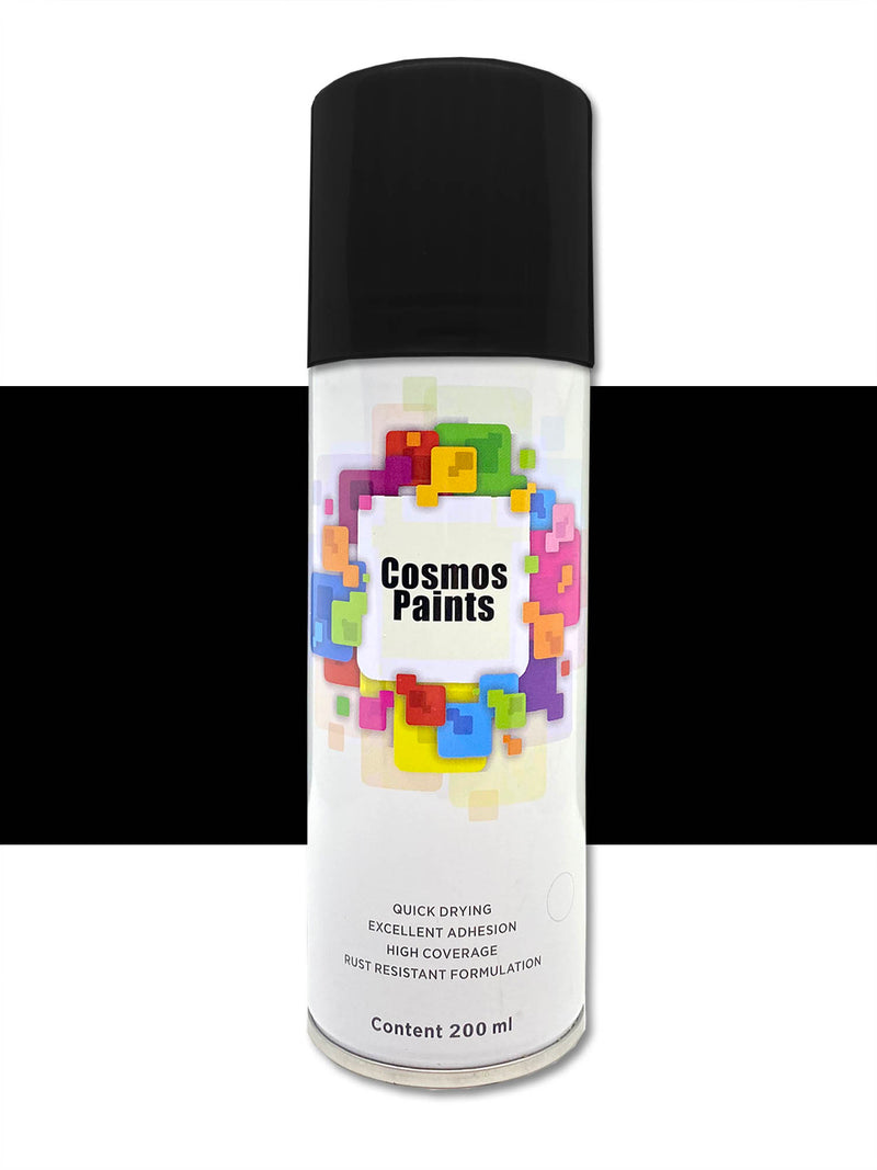 Cosmos Paints - Spray Paint in 39 Gloss Black 200ml
